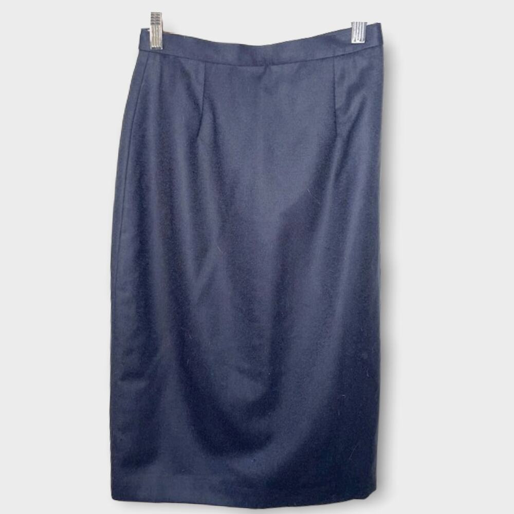 Barry Bricken 100% wool pencil skirt Sz 6 euc